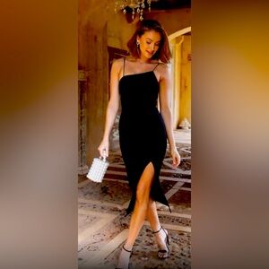 NWOT Asymmetrical LBD Ft. Side Slit (Tasteful) from Petal & Pup—So Versatile